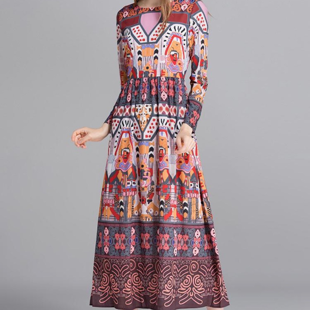 NWOT Cute maxi dress